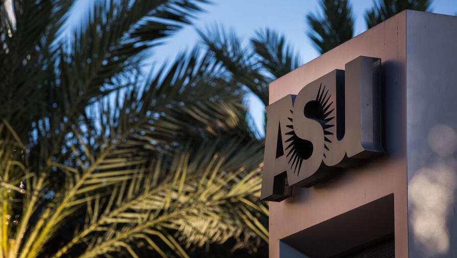ASU sign on campus